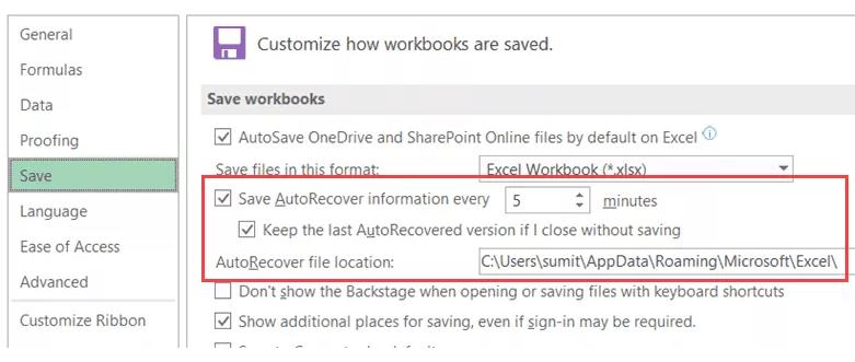 Hướng dẫn chi tiết các cách khôi phục tệp Excel chưa được lưu 